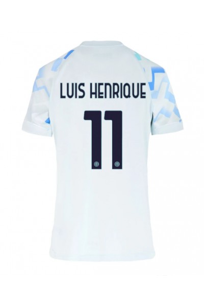Inter Milan Luis Henrique #11 Jalkapallovaatteet Naisten Vieraspaita 2025-26 Lyhythihainen Inter Milan Luis Henrique #11 Jalkapallovaatteet Naisten Vieraspaita 2025-26 Lyhythihainen